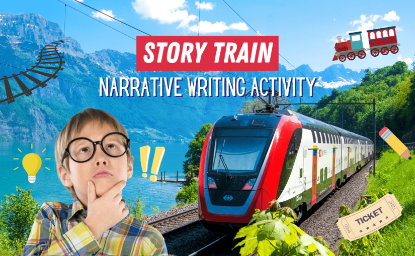 Story Train Narrative Writing Activity