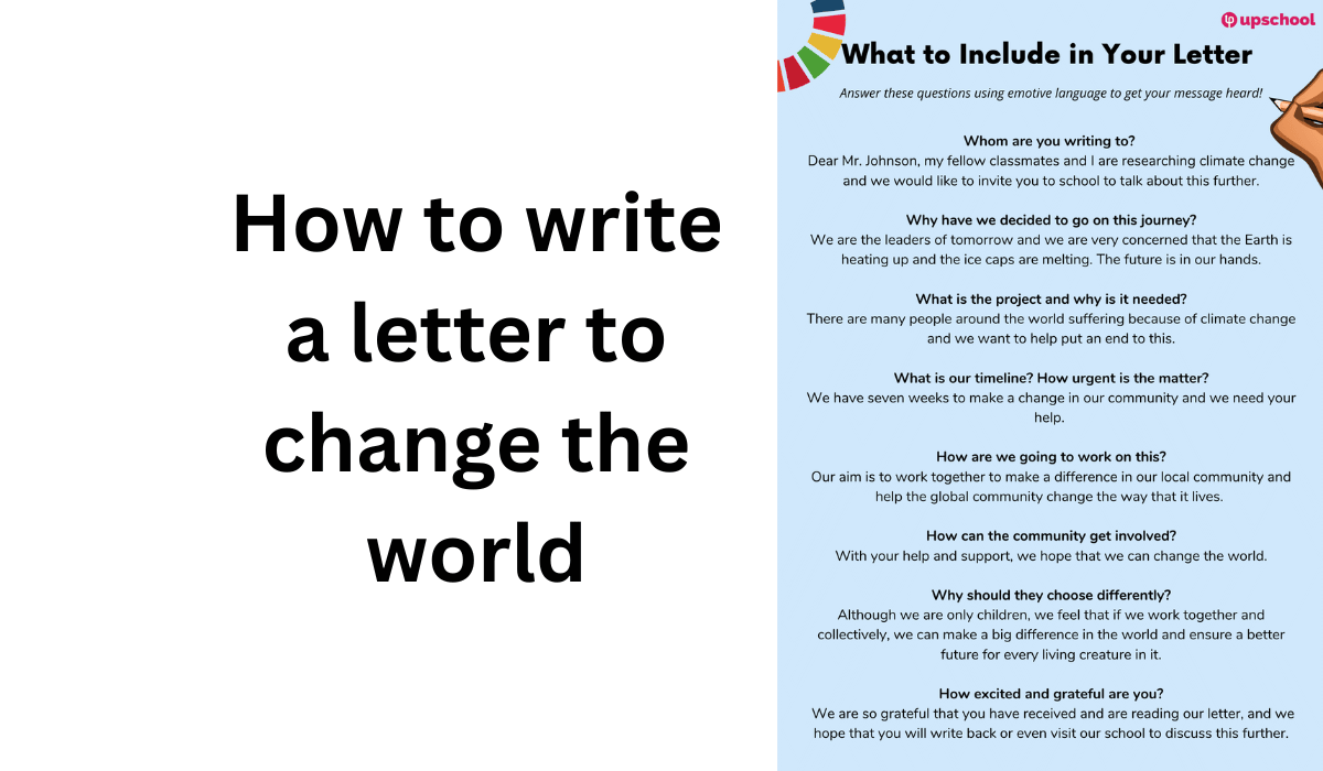 What to Include in Your Letter